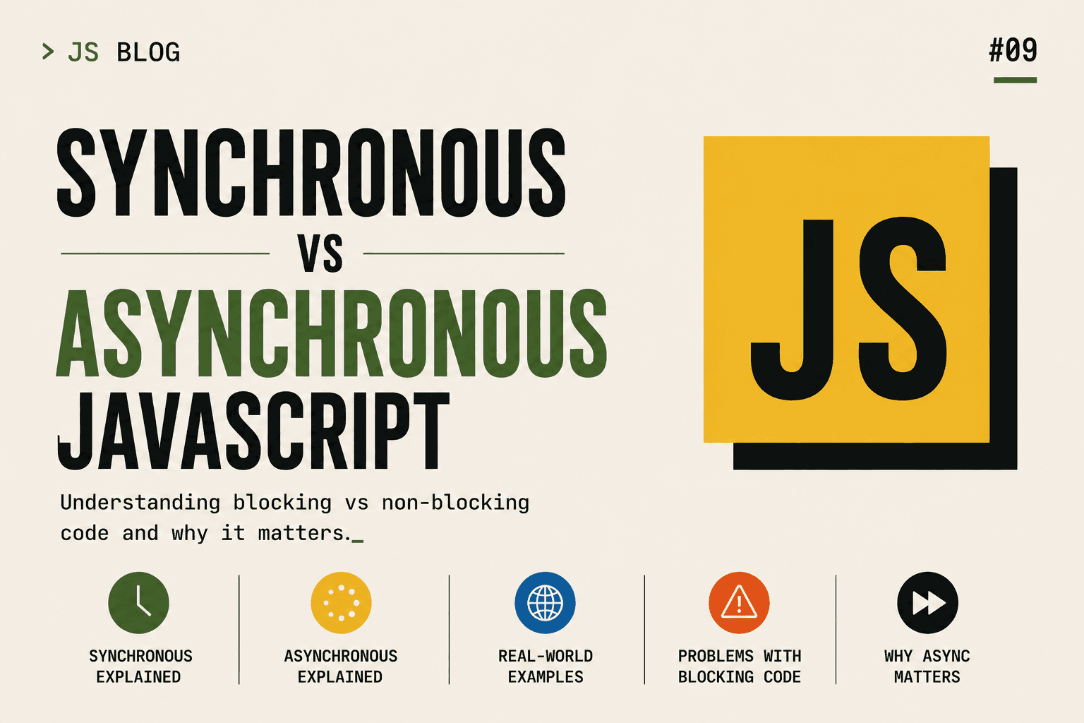 Synchronous vs Asynchronous JavaScript